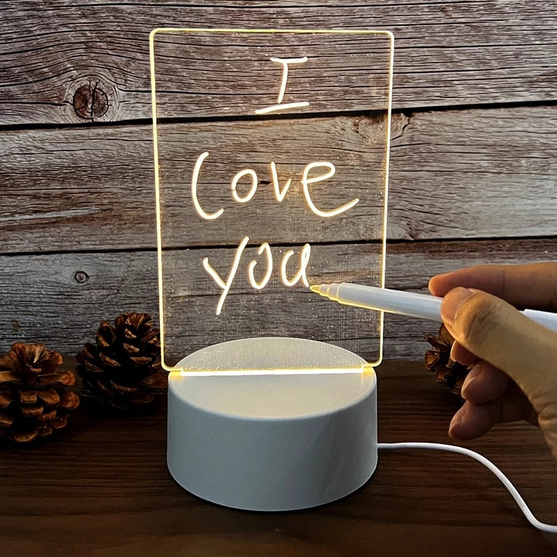 LUMIBOARD™ LED Note Board Acrylic Light